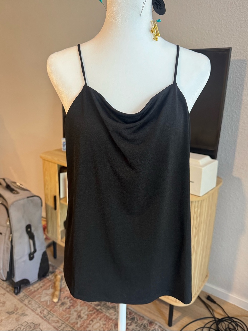 Black Spaghetti Strap Top
